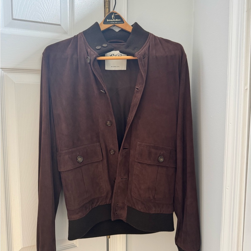 Men's Brown Bomber Jacket